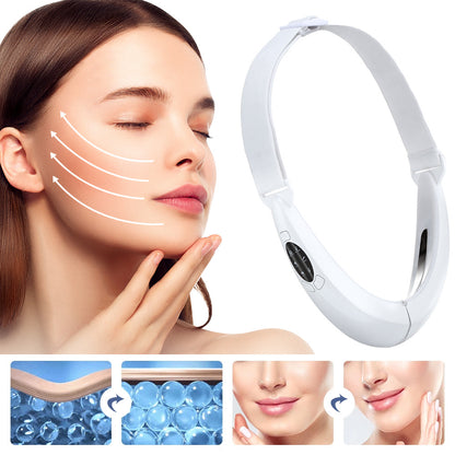 Smart V-Face Lifting Device with Microcurrent & LED Light Therapy