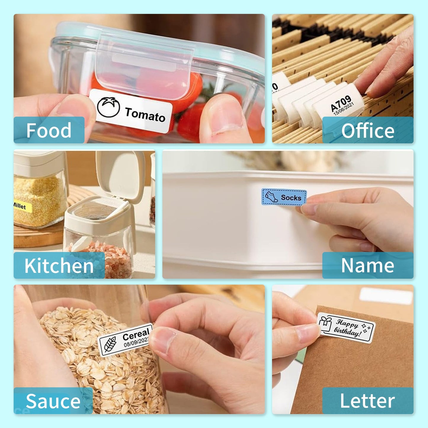 U1 Self-Adhesive Compact Portable Wireless Bluetooth Thermal Printer Pocket Mini Label Maker