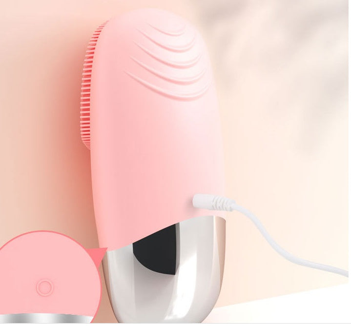 SonicGlow Pro Silicone Electric Facial Cleansing Brush | Deep Pore Cleanser & Skin Massager