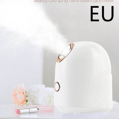 Portable Facial Steamer – Hydrating Nano Mist Face Steamer for Home & Travel