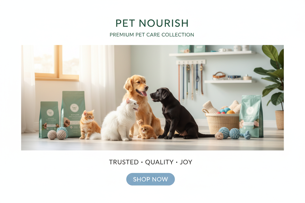 Pet Care Collection Banner